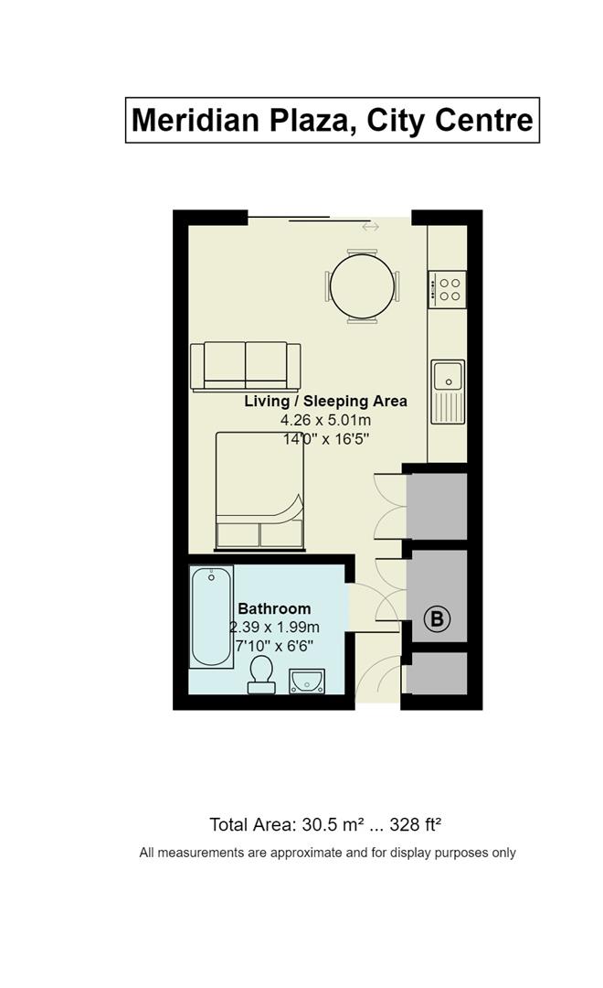 Floorplan for Meridian Plaza, City Centre
